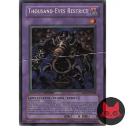 Yugioh Thousand-Eyes Restrict MC1-EN004 Secret Rare Limited Edition HP - Image 1