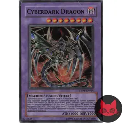 Yugioh Cyberdark Dragon DP04-EN014 Super Rare HP - Image 1