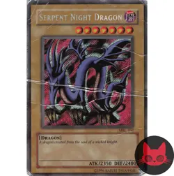 Yugioh Serpent Night Dragon MRL-103 Secret Rare HP - Image 1