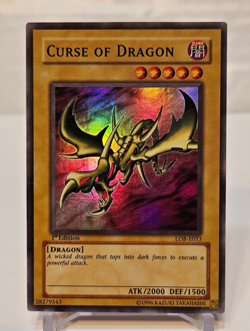 Curse of Dragon LOB-E053 (LOB-066) Super Rare 1st Edition EURO Yugioh 975 - Image 1