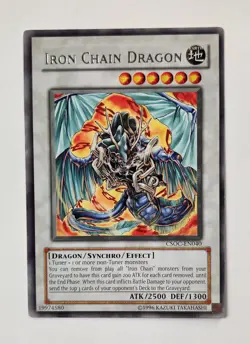 Iron Chain Dragon CSOC-EN040 Crossroads of Chaos Unlimited Yu-Gi-Oh! NM #2 - Image 1