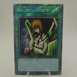 Graceful Charity (Platinum Secret Rare) RA03-EN116 1st Edition YUGIOH NM - Image 1