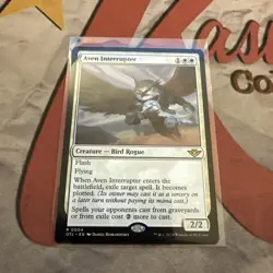 MTG Aven Interrupter Outlaws of Thunder Junction Regular #0004 - Image 1