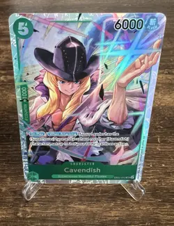 One Piece TCG: The Best Vol. 2 Cavendish EB01-012 ENG SR Full Art Foil NM - Image 3