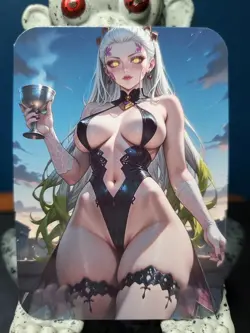 1/1 Only 1 Made Daki Vampire Goth Demon Slayer Southern Customs Waifu Card - Image 1