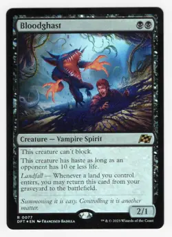 MTG Aetherdrift *FOIL* R Bloodghast #0077 - Image 1