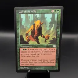 Magic The Gathering WEATHERLIGHT CALL OF THE WILD green card MTG - Image 1