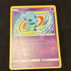 Shining Mew 40/73 Shining Legends Shiny Holo Rare 30 HP Pokemon Card - Image 1