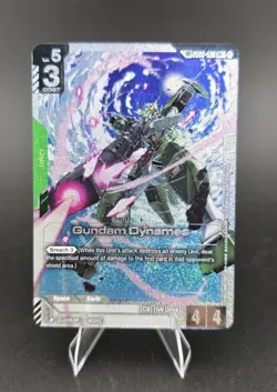 Gundam Card Game Phantom Aria GD03-026 Gundam Dynames SP U+ English NM - Image 1