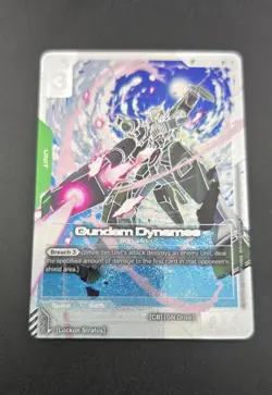 Gundam Card Game Phantom Aria GD03-026 Gundam Dynames SP U+ English NM - Image 3