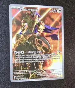 Zamazenta Pokemon TCG Destined Rivals Illustration Rare Card 201/182 - Image 1