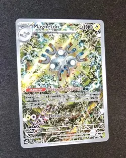 Pokemon TCG Magneton SVP 159 Surging Sparks Promo Card NM Condition - Image 1