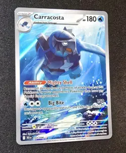 Carracosta 107/086 Pokemon SV Black Bolt Illustration Rare Card NM Condition - Image 1