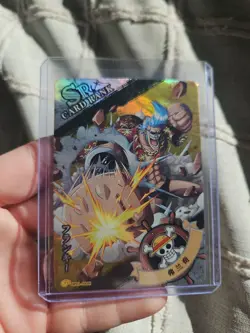 ONE PIECE TCG Card - Manga Anime Full Art - SR HOLO - FRANKY - OP-S1 - Image 1