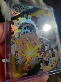 ONE PIECE TCG Card - Manga Anime Full Art - SR HOLO - FRANKY - OP-S1 - Image 4