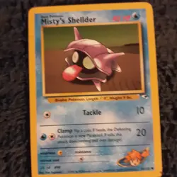 Misty's Shellder Gym Heroes Set 89/132 Pokemon Card - Image 1