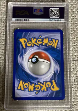 Pokemon Blastoise Holo Bleed Card #2 Secret Wonders PSA 7 2007 Multiple Swirls! - Image 4