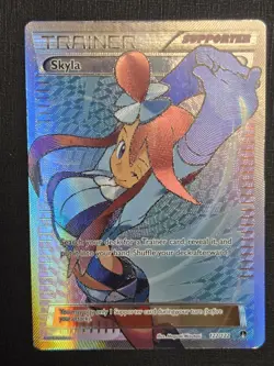Skyla 122/122 Breakpoint Full Art Rare Holo Trainer LP Pokemon Card - Image 1