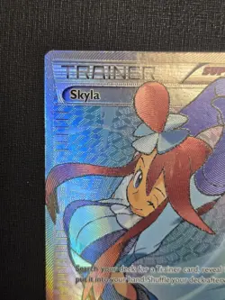 Skyla 122/122 Breakpoint Full Art Rare Holo Trainer LP Pokemon Card - Image 2