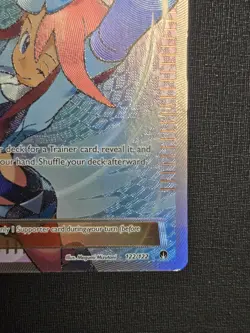Skyla 122/122 Breakpoint Full Art Rare Holo Trainer LP Pokemon Card - Image 4