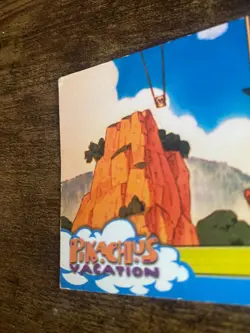 Playtime #57 Topps Pikachu's Vacation Blue Label Pokemon TCG Card Vintage TCG - Image 2