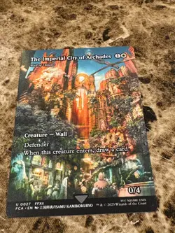 THE IMPERIAL CITY OF ARCHADES (WALL OF OMENS) Magic MTG Final Fantasy Borderless - Image 1