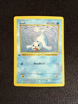 Seel 41/102 - 1st Edition Shadowless Base Set Card LP - Image 1