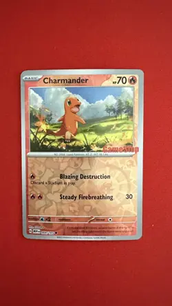 Pokemon TCG Charmander Scarlet & Violet GameStop Promo Card 004/165 NM - Image 1