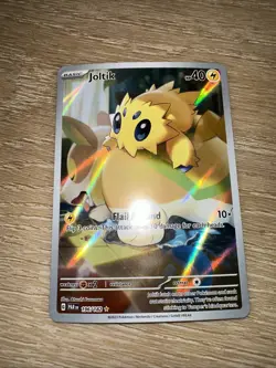 Pokemon Joltik 196/182 SV04 Paradox Rift Illustration Rare Holo 40 HP Card - Image 1
