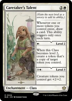 MTG / Caretaker's Talent / BLB / #6 / Regular / Rare / NM - Image 1
