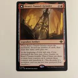 Brass's Tunnel-Grinder #135 Rare Legendary Artifact LCI Ixalan (M/NM) MTG - Image 1