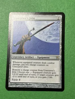 **Umezawa’s Jitte** ~Betrayers of Kamigawa~ MTG: Magic, Moderate Play (MP) - Image 2