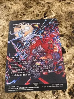 BATTLE AT THE BIG BRIDGE (FATAL PUSH) Magic MTG Final Fantasy Borderless - Image 1