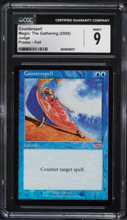 MTG Counterspell DCI Gift Judge Promos Foil CGC 9 MINT - Image 1