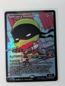 Dark Leo & Shredder (Showcase) 289 Teenage Mutant Ninja Turtles TMT M - Image 1