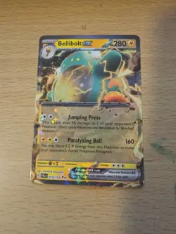 POKEMON TCG BELLIBOLT EX 79/193 S&V PALDEA EVOLVED ULTRA RARE!! - Image 1