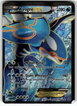 Kyogre EX (148 Full Art) 148/160 XY - Primal Clash MP Pokemon Card TCG - Image 1