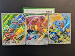 Pokemon First Partner Illustration Collection Series 1 Starters Set Nm - Image 1