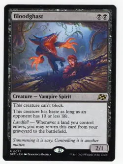 MTG Aetherdrift R Bloodghast #0077 - Image 1