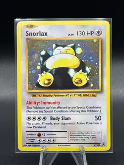 2016 Pokemon Evolutions Snorlax Holo Black Star Promo XY179 🔥 - Image 1