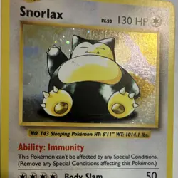 Pokemon Snorlax XY XY179 Promo Holo Basic 130HP English Card 2016 - Image 2