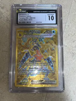CGC Gem Mint 10: Garchomp EX (#260/182) Pokemon Paradox Rift (EN) - Image 1