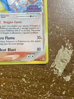 kingdra reverse holo 10 pokemon holon phantoms stamped - Image 5