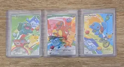 Pokemon TCG First Partner Illustration Collection Series 1 Kanto GEN 1 Starters - Image 1