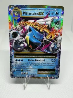 Pokemon M Blastoise EX 22/108 Evolutions Ultra Rare Full Art Holo Mega 220 HP - Image 1