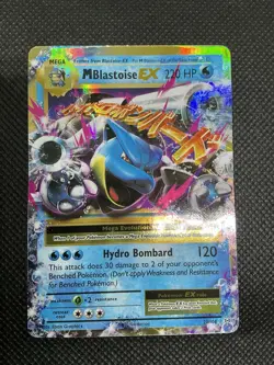 Pokemon M Blastoise EX 22/108 Evolutions Ultra Rare Full Art Holo Mega 220 HP - Image 2