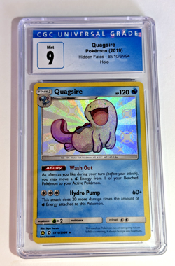 QUAGSIRE HIDDEN FATES HOLO- CGC 9 MINT 2019 POKEMON SV10/SV94 - Image 1