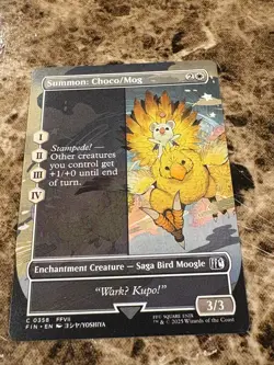 SUMMON: CHOCO/MOG Magic the Gathering MTG Final Fantasy Borderless - Image 1
