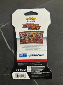 (VERY HEAVY)🔥 32.93g Pokemon TCG Destined Rivals Sleeved Booster Pack Brand New - Image 3