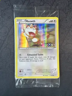 Meowth Toys R Us Promo 053/083 Holo Promo Sealed Pokemon - Image 1